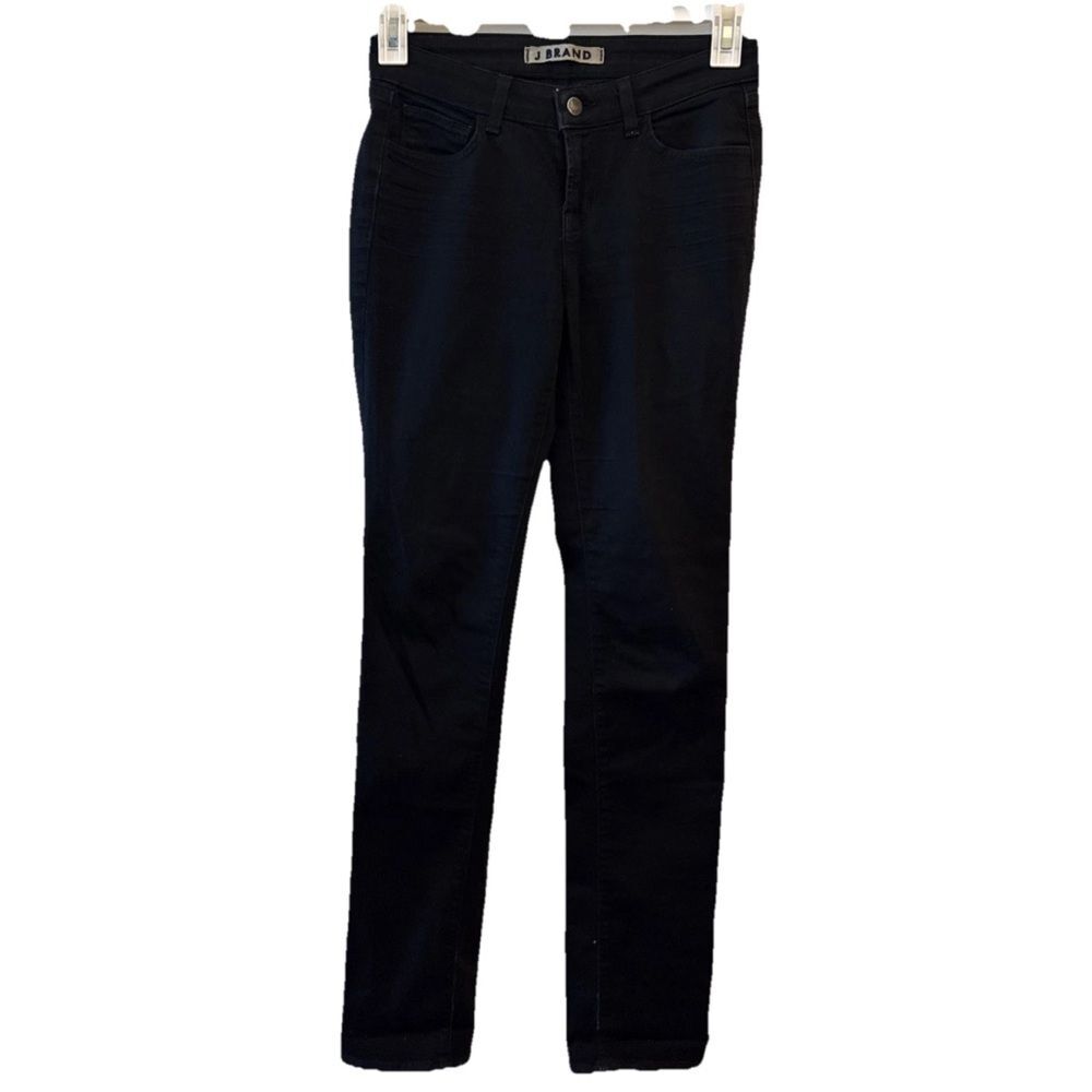 J Brand Curvy Fit Cigarette Leg Jeans | Shadow Black | 28 Waist
